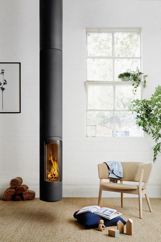 23 ideas para hacer chimeneas modernas para calentar la casa - GeoCax