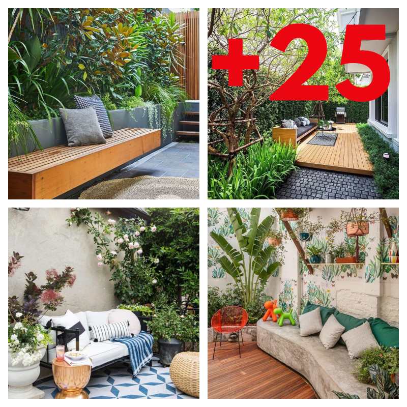 25 ideas para hacer jardines pequeños en casas de ciudad - GEOCAX