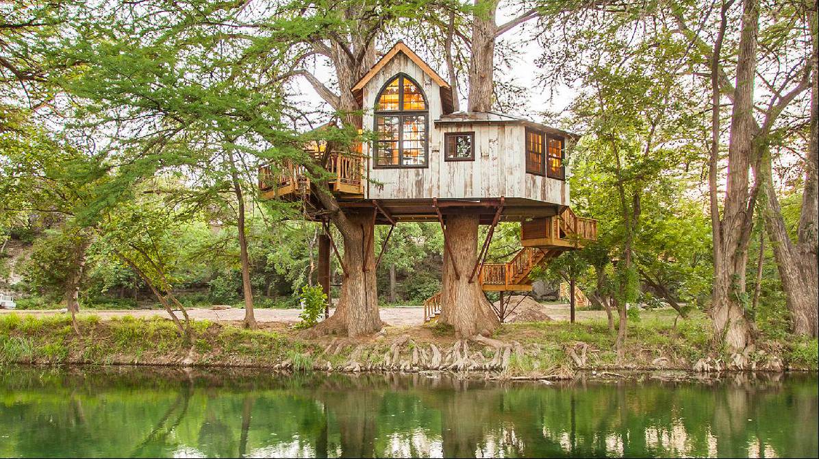 30 ideas de casas en el árbol, casas construidas sobre arboles - GEOCAX