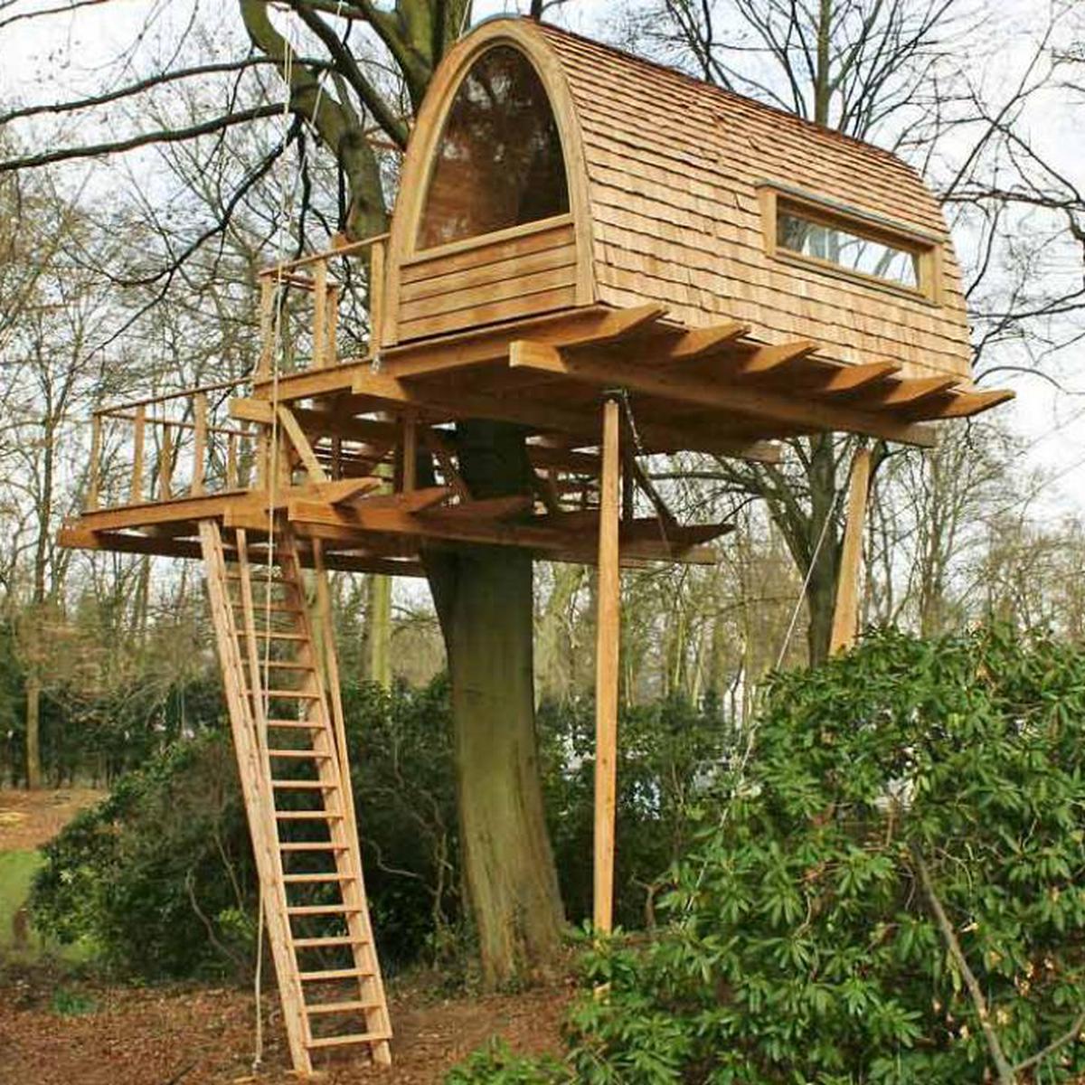 30 ideas de casas en el árbol, casas construidas sobre arboles - GEOCAX