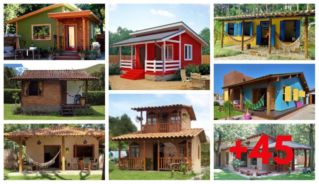 45 casas de campo bonitas, simples y coloridas - GEOCAX