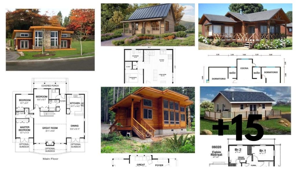 15 ideas de casas de campo, con plano incluido - GEOCAX