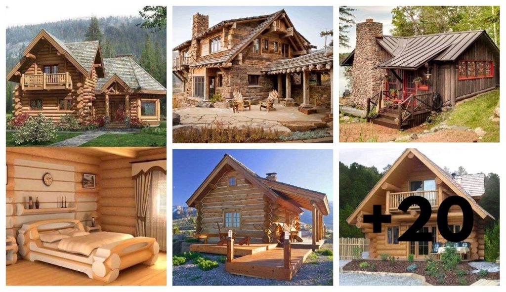 20 ideas para construir cabañas de madera tipo Americano - GEOCAX
